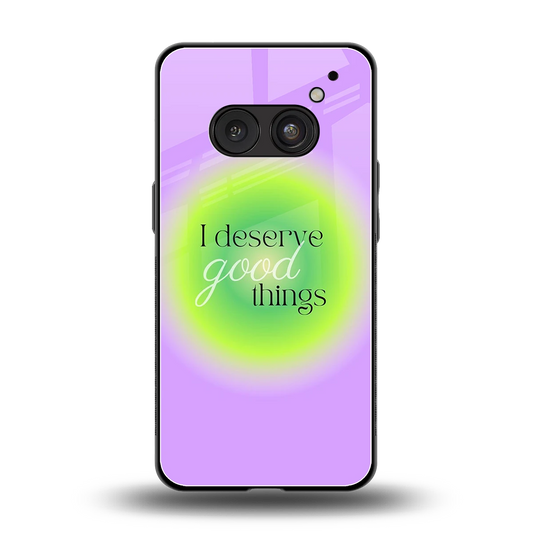Worthy Glow back phone cover | glass case for nothing phone 2a