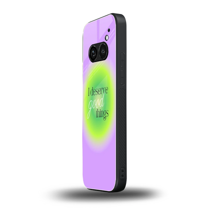 Worthy Glow nothing phone 2a mobile cover | shockproof glass phone case
