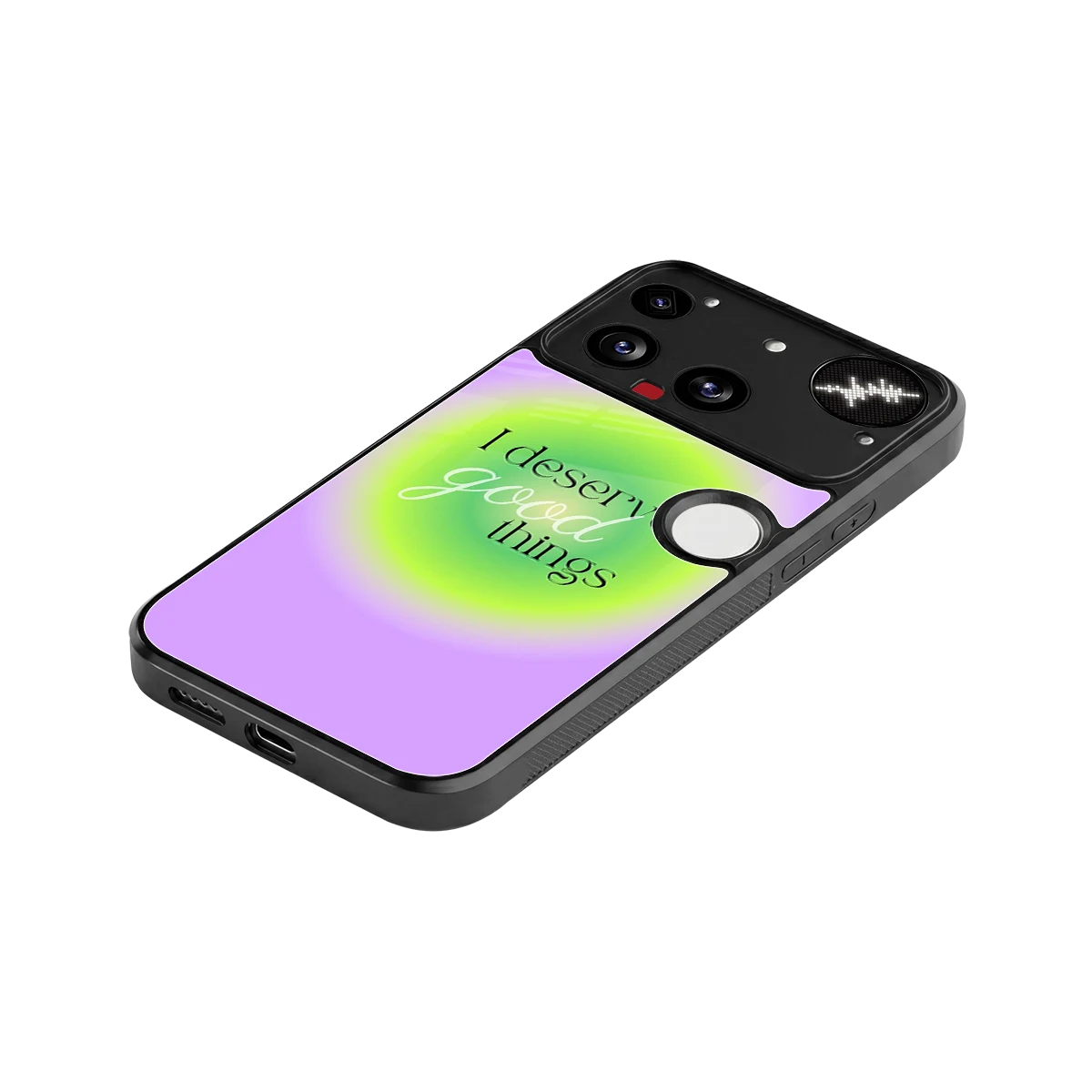 Worthy Glow stylish phone case for nothing phone 3 | glossy glass and slim fit