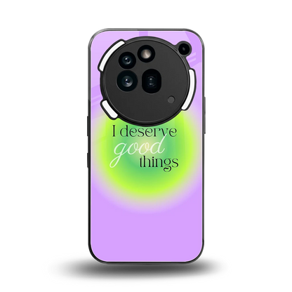 Worthy Glow back phone cover | glass case for nothing phone 3a pro