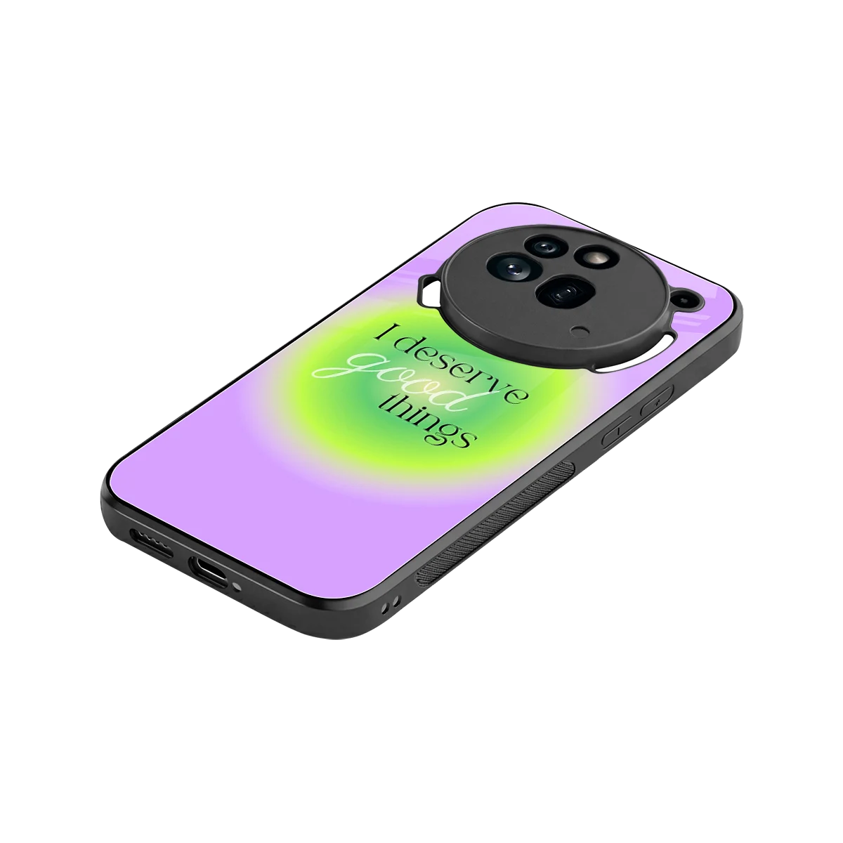 Worthy Glow stylish phone case for nothing phone 3a pro | glossy glass and slim fit