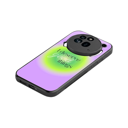 Worthy Glow stylish phone case for nothing phone 3a pro | glossy glass and slim fit