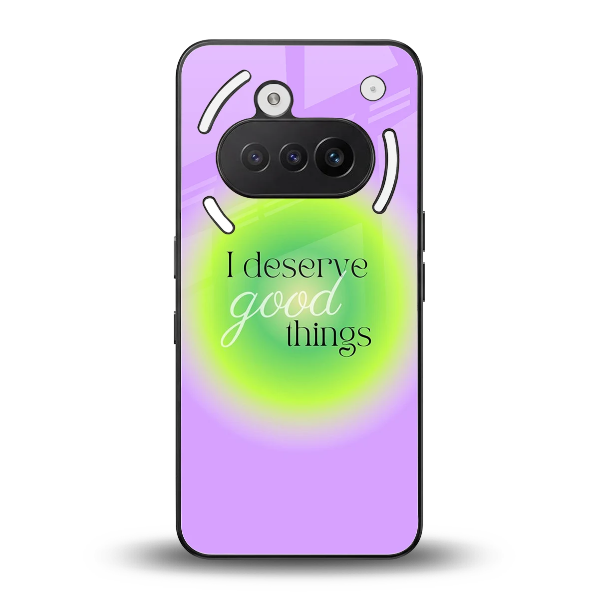 Worthy Glow back phone cover | glass case for nothing phone 3a
