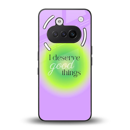 Worthy Glow back phone cover | glass case for nothing phone 3a