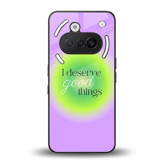 Worthy Glow back phone cover | glass case for nothing phone 3a