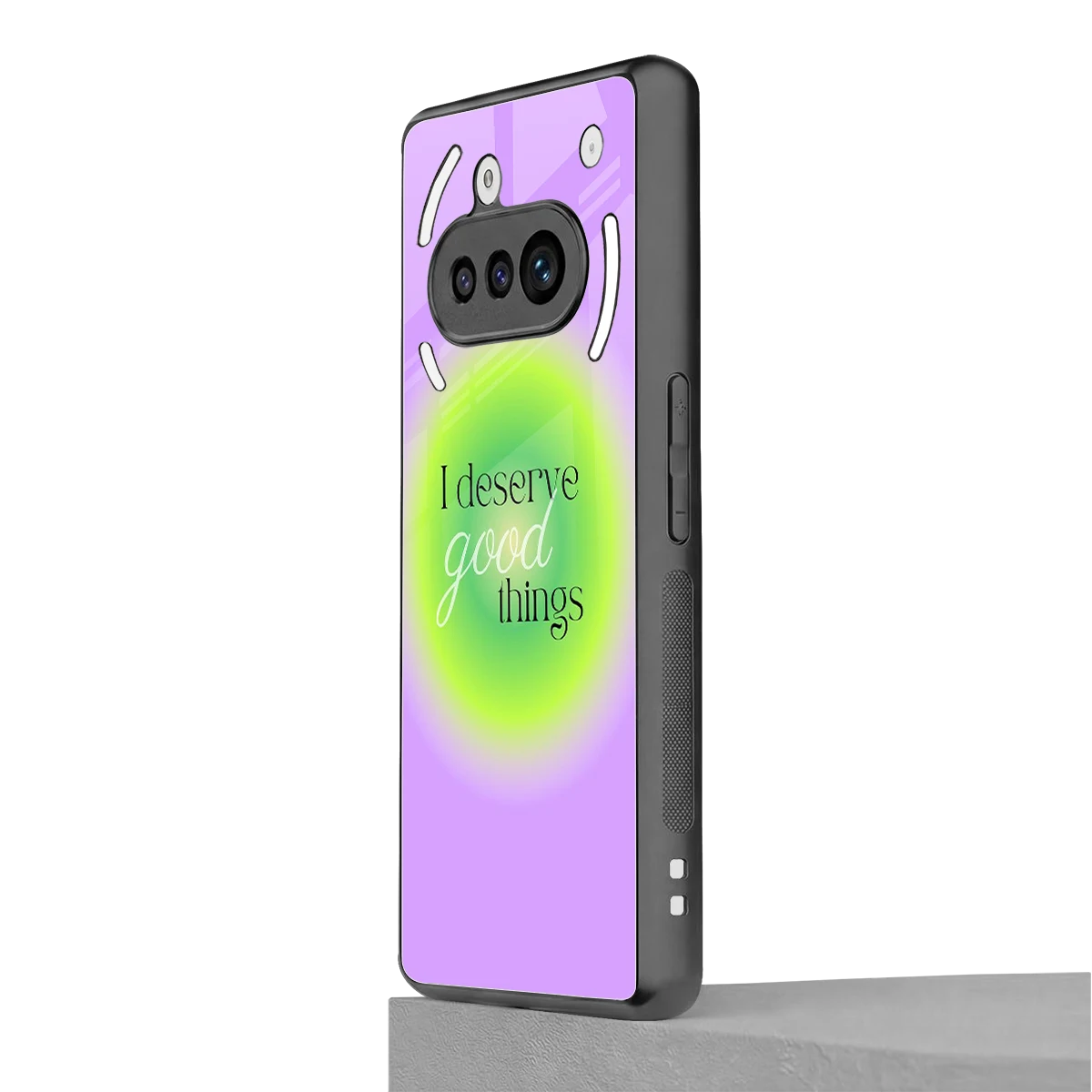 Worthy Glow nothing phone 3a mobile cover | shockproof glass phone case