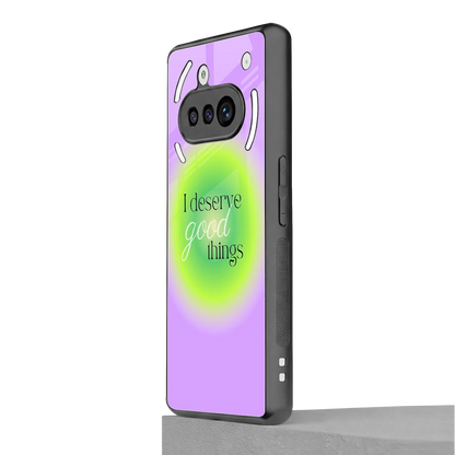 Worthy Glow nothing phone 3a mobile cover | shockproof glass phone case