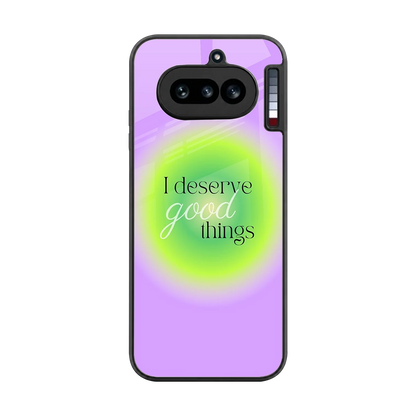 Worthy Glow back phone cover | glass case for nothing phone 4a