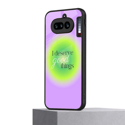 Worthy Glow nothing phone 4a mobile cover | shockproof glass phone case
