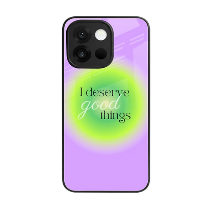 Worthy Glow back phone cover | glass case for oneplus 13s