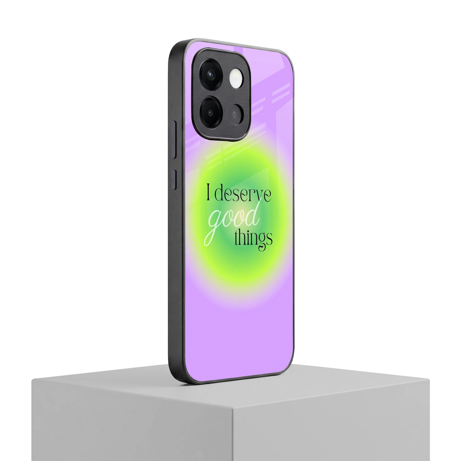 Worthy Glow oneplus 13s mobile cover | shockproof glass phone case