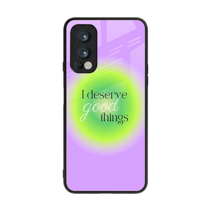 Worthy Glow back phone cover | glass case for oneplus nord 2