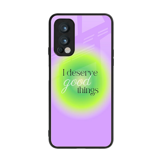 Worthy Glow back phone cover | glass case for oneplus nord 2