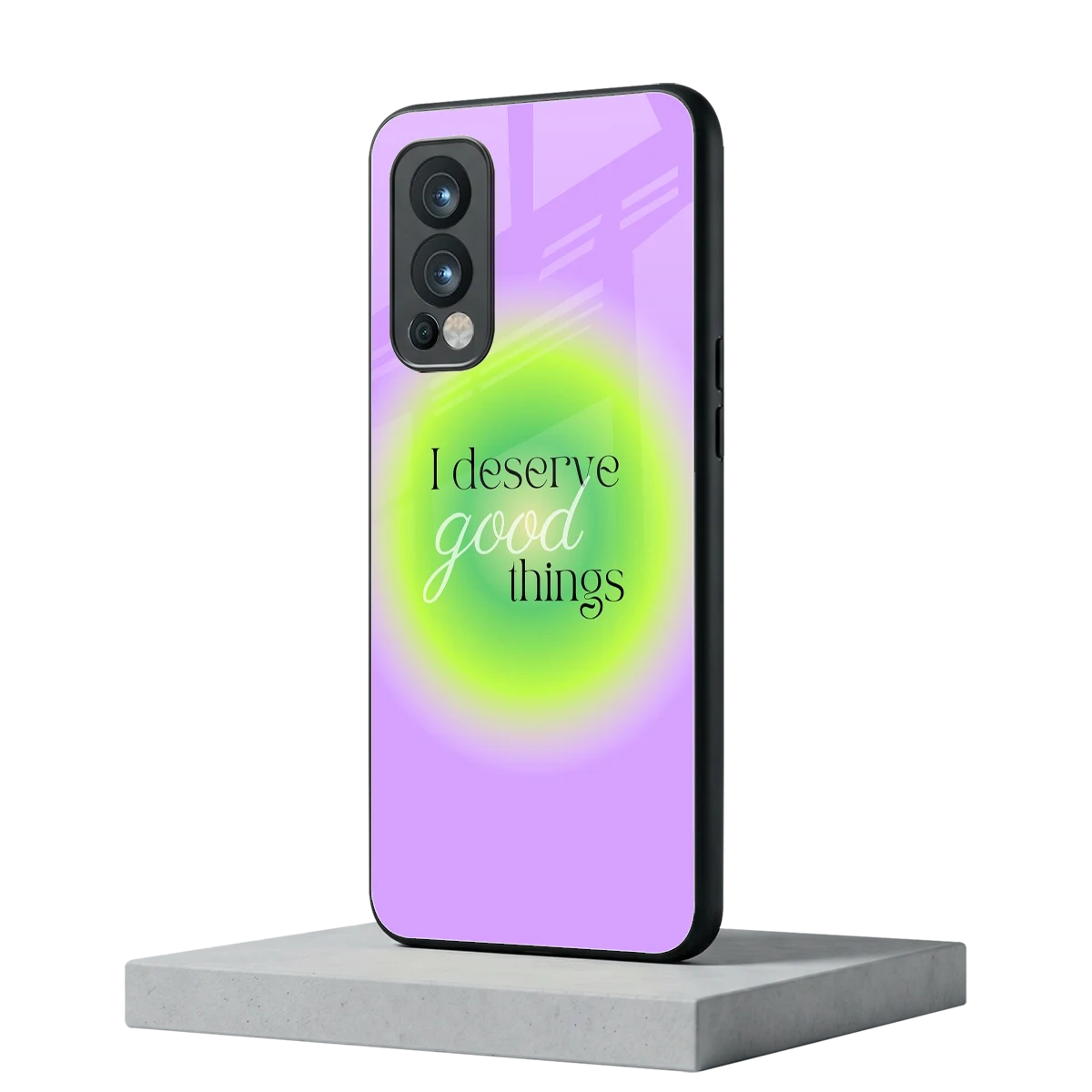 Worthy Glow oneplus nord 2 mobile cover | shockproof glass phone case