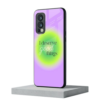 Worthy Glow oneplus nord 2 mobile cover | shockproof glass phone case