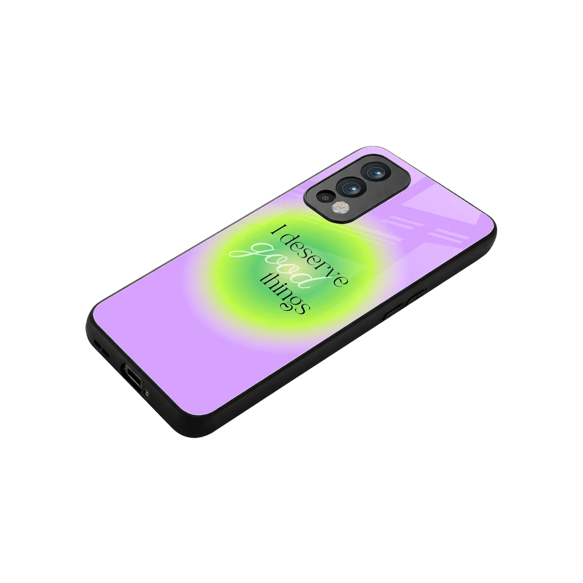 Worthy Glow stylish phone case for oneplus nord 2 | glossy glass and slim fit