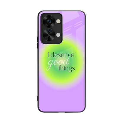 Worthy Glow back phone cover | glass case for oneplus nord 2t