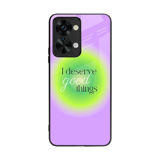 Worthy Glow back phone cover | glass case for oneplus nord 2t