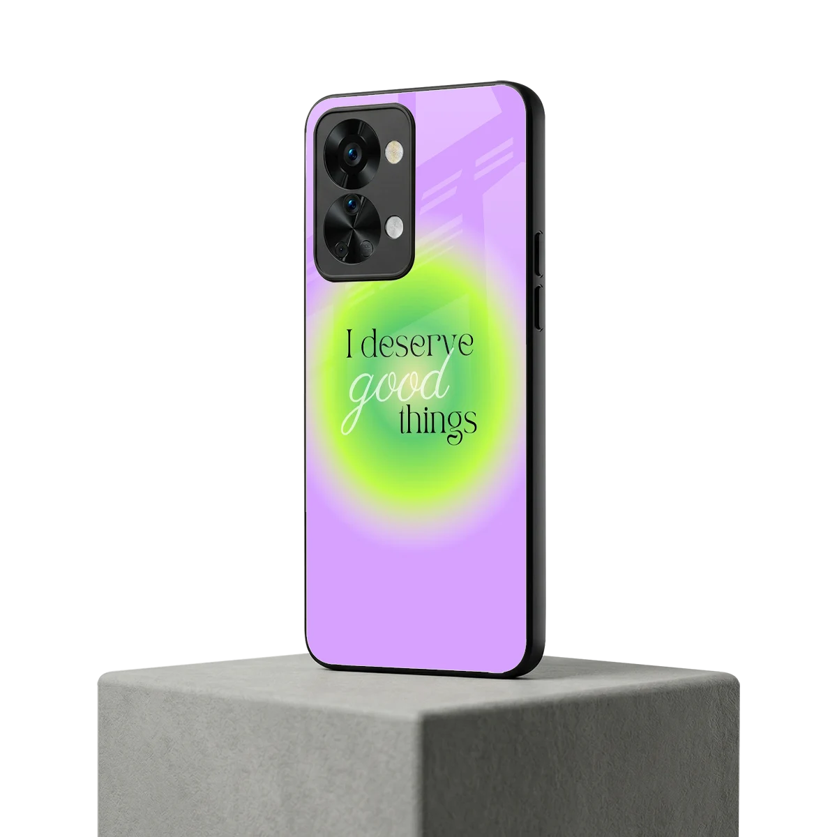 Worthy Glow oneplus nord 2t mobile cover | shockproof glass phone case