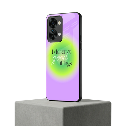 Worthy Glow oneplus nord 2t mobile cover | shockproof glass phone case