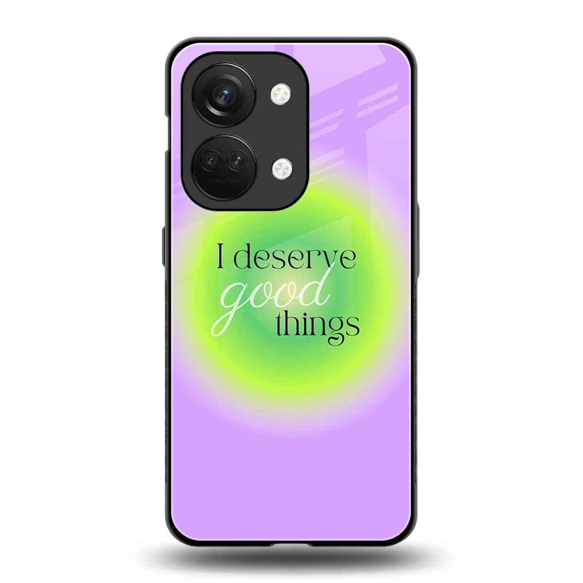 Worthy Glow back phone cover | glass case for oneplus nord 3