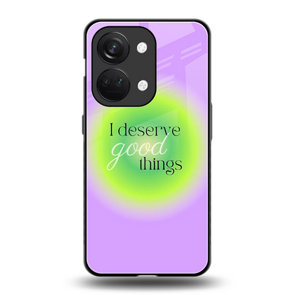 Worthy Glow back phone cover | glass case for oneplus nord 3
