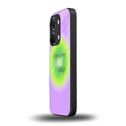 Worthy Glow oneplus nord 3 mobile cover | shockproof glass phone case