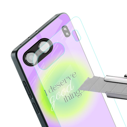 Worthy Glow stylish phone case for oneplus nord 4 | glossy glass and slim fit