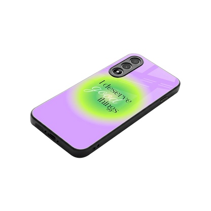 Worthy Glow stylish phone case for oneplus nord 5 | glossy glass and slim fit