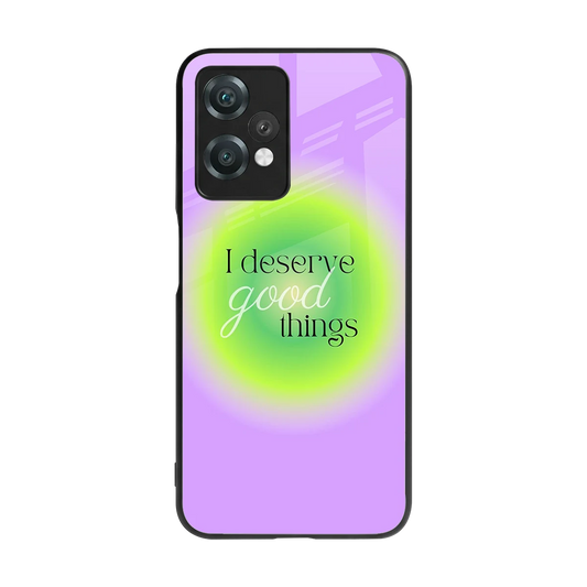 Worthy Glow back phone cover | glass case for oneplus nord ce 2 lite