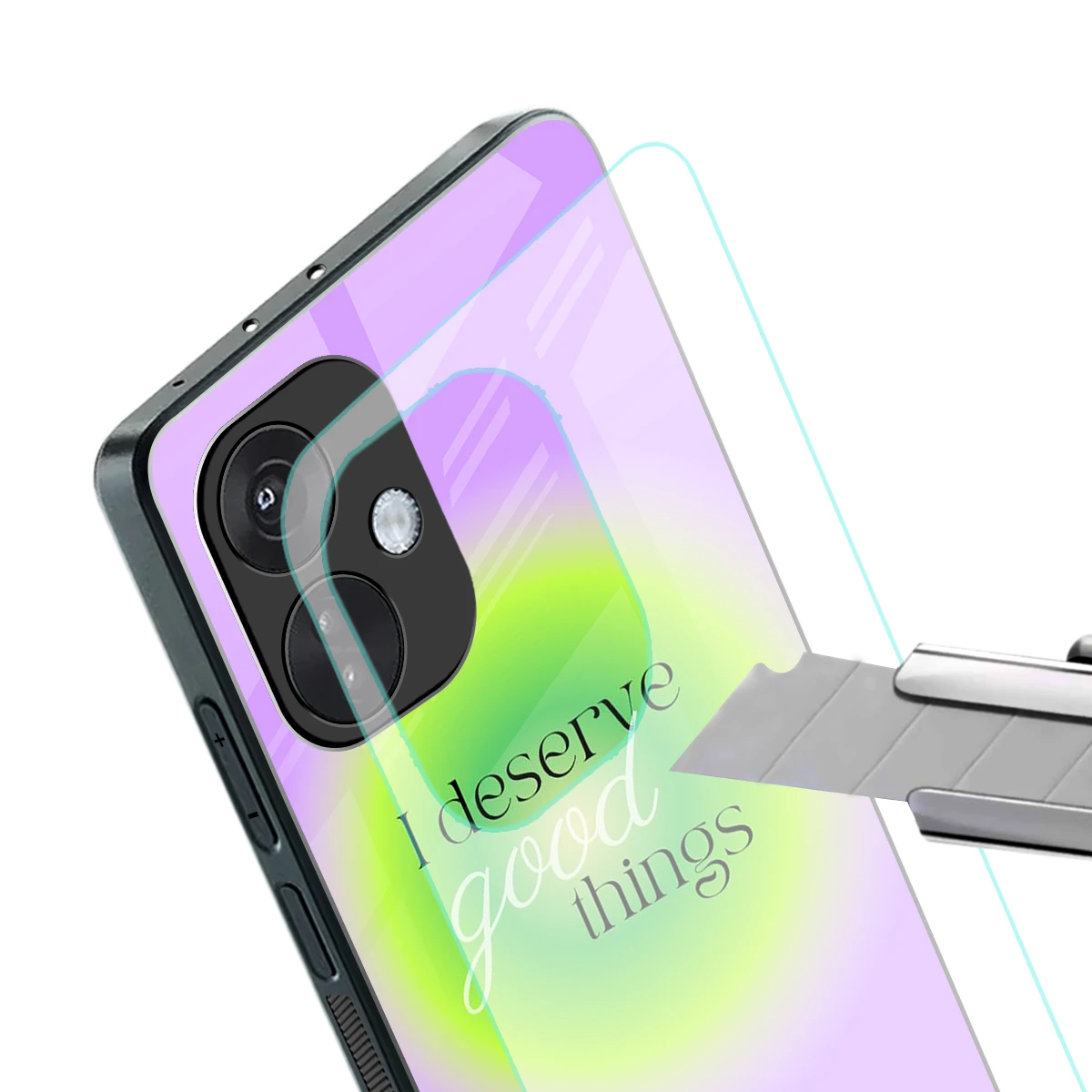 Worthy Glow stylish phone case for oneplus nord ce 3 | glossy glass and slim fit