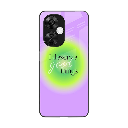 Worthy Glow back phone cover | glass case for oneplus nord ce 3 lite