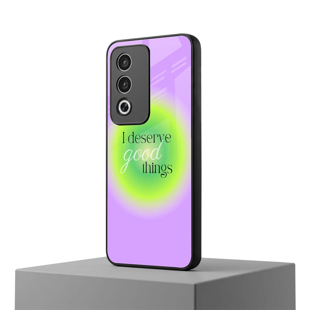 Worthy Glow oppo a3 pro mobile cover | shockproof glass phone case