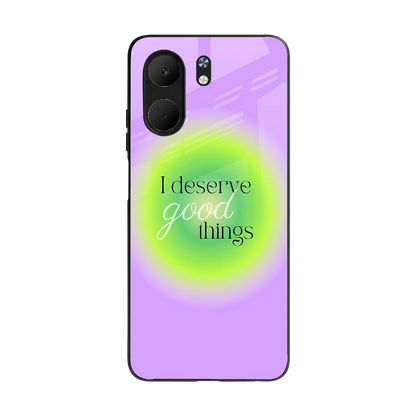 Worthy Glow back phone cover | glass case for oppo a5x 5g