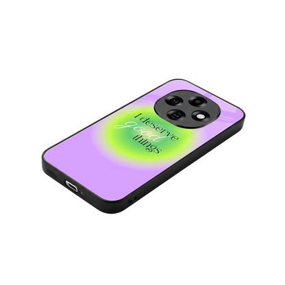 Worthy Glow stylish phone case for oppo f31 pro 5g | glossy glass and slim fit