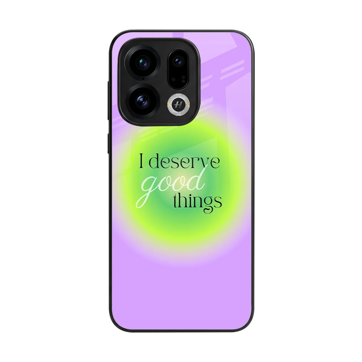 Worthy Glow back phone cover | glass case for oppo find x9
