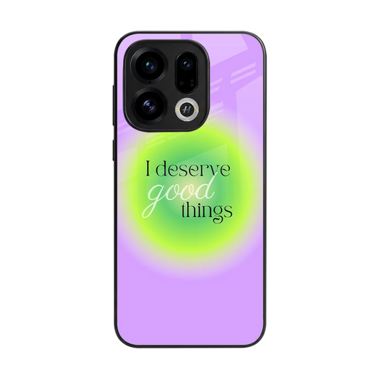 Worthy Glow back phone cover | glass case for oppo find x9