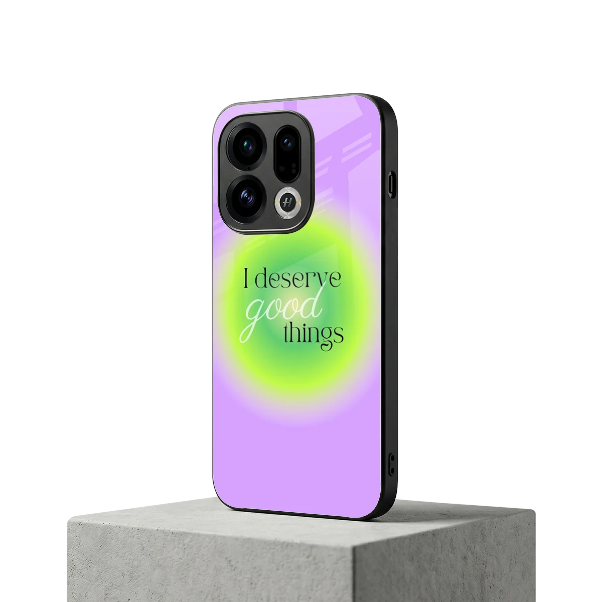Worthy Glow oppo find x9 mobile cover | shockproof glass phone case