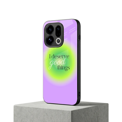 Worthy Glow oppo find x9 mobile cover | shockproof glass phone case