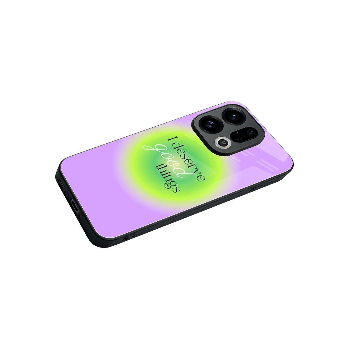 Worthy Glow stylish phone case for oppo find x9 | glossy glass and slim fit