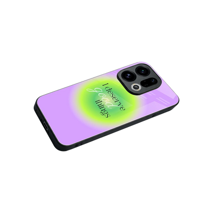 Worthy Glow stylish phone case for oppo find x9 | glossy glass and slim fit
