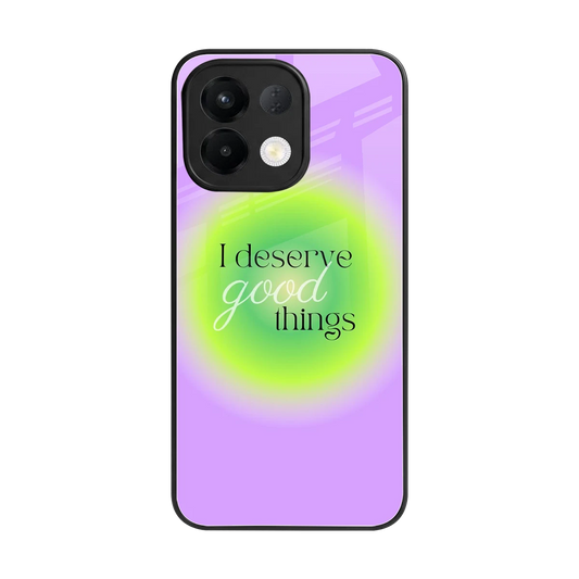 Worthy Glow back phone cover | glass case for oppo k13 5g