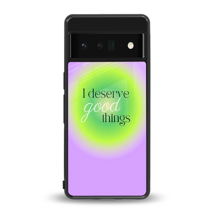 Worthy Glow back phone cover | glass case for google pixel 6 pro