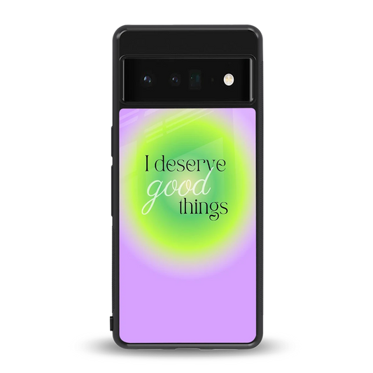 Worthy Glow back phone cover | glass case for google pixel 6 pro