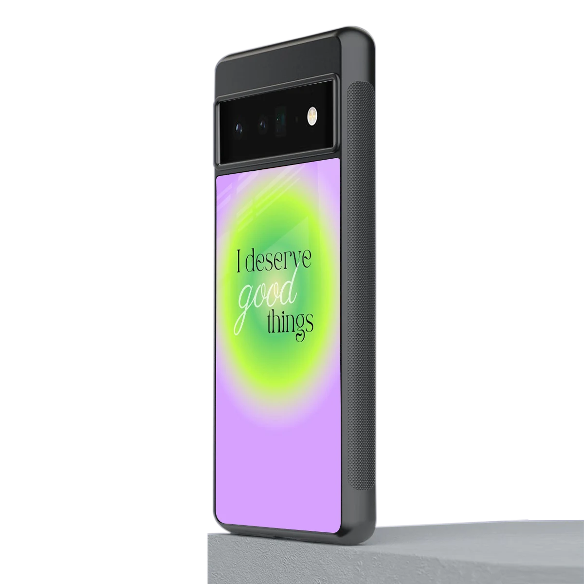 Worthy Glow stylish phone case for google pixel 6 pro | glossy glass and slim fit