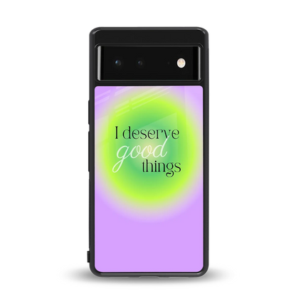 Worthy Glow back phone cover | glass case for google pixel 6a