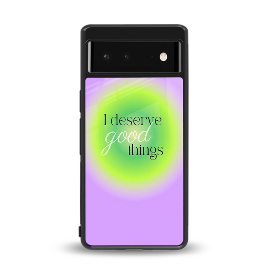 Worthy Glow back phone cover | glass case for google pixel 6a