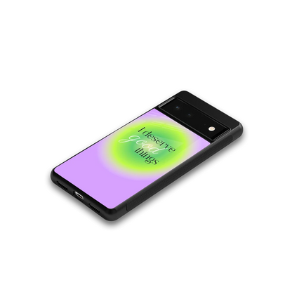 Worthy Glow google pixel 6 mobile cover | shockproof glass phone case