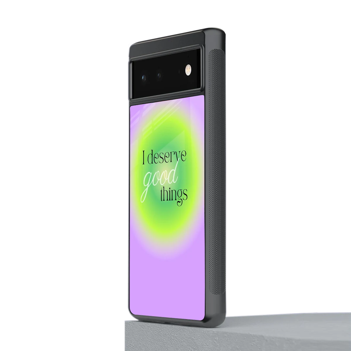 Worthy Glow stylish phone case for google pixel 6 | glossy glass and slim fit