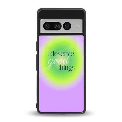 Worthy Glow back phone cover | glass case for google pixel 7 pro